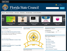Tablet Screenshot of floridakofc.org